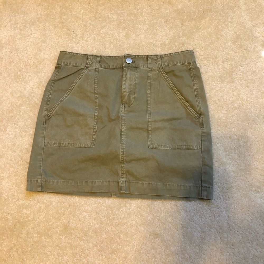 Madewell cargo skirt